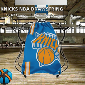Mochila con cordón y logotipo grande de los New York Knicks de la <span class=keywords><strong>NBA</strong></span> de FOCO, poliéster, unisex - Product Image 4