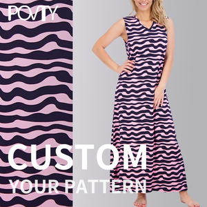 Maxi abito da notte in fibra di bambù personalizzato per le donne estive comode e larghe senza maniche per dormire camicie da notte in morbido tessuto a maglia - Product Image 3