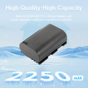 <span class=keywords><strong>Batterie</strong></span> au lithium numérique intégrée 7.4v * 2250mah LP-E6H Pro avec USB C TYPE-C pour appareil photo <span class=keywords><strong>Canon</strong></span> EOS R5 R6 <span class=keywords><strong>R7</strong></span> R5D 6D 7D ETC Stock - Product Image 2