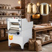 Façonneuse à pâte multifonctionnelle commerciale, laminoir à pâte électrique pour boulangerie, baguette courte, hot-dog