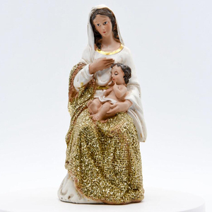 Juego de figuritas de Belén religioso, decoración del hogar, figuritas de Navidad artificiales, 7 Uds., resina, Cruz ecológica, Europa, Xiamen - Product Image 4