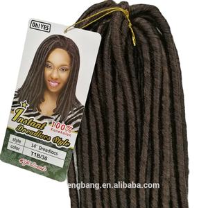 Estensione istantanea dei capelli dei Dreadlocks da 14 pollici 80G ritardante di fiamma - Product Image 2