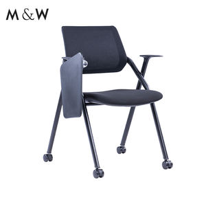 Ergonomic vải phòng hội nghị gấp Ghế lưới Stackable có thể gập lại ghế văn phòng với văn bản Pad - Product Image 1