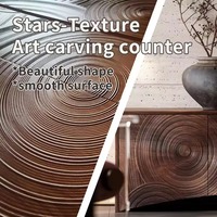 Panneaux muraux acoustiques en MDF en bois massif à texture étoilée moderne, revêtement mural décoratif 3D modulaire, design personnalisé LED pour bar à domicile