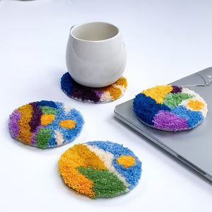 Kit de manualidades DIY con aguja de punch y almohadillas de lana termorresistentes para bordar flores, duradero, para alivio del estrés y arte. - Product Image 1