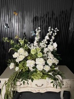 Nouvelle Boule de Fleurs Artificielles de 70 cm pour Centre de Table, Fleurs de Mariage Personnalisées, Fleurs Artificielles pour Allée de 100 cm pour la Décoration