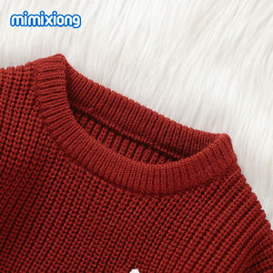 MIMIXIONG Suéteres para Bebé con Patrón de Corazón Bordado a Mano 2024, Ropa para Niñas y Niños, Ropa Infantil - Product Image 6