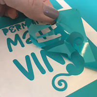 Pegatinas gráficas coloridas, rollo de vinilo de corte de Color de PVC autoadhesivo, plotter de vinilo de decoración brillante