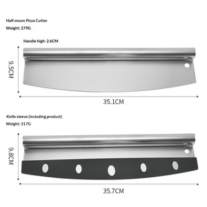 Tagliapizza a Forma di Luna con Bordo Seghettato e Design Sagomato, Utensile da Cucina per Uso Domestico, Vendita all'Ingrosso - Product Image 3