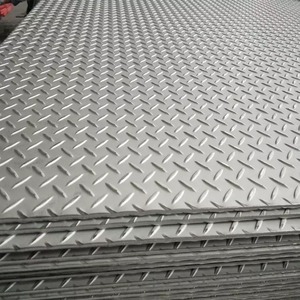 Tôle d'acier inoxydable AISI 201 à surface piquetée, motif diamant, laminée à chaud 316, 304, 321, épaisseur 3 mm, pour applications architecturales - Product Image 2