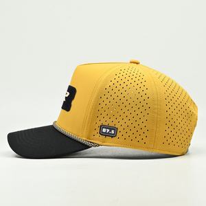 Casquette de baseball imperméable Melin Hat, fabrication OEM, avec patch en caoutchouc, performance hydro, golf, course à pied, entraînement, avec logo personnalisé - Product Image 4