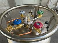 JinFan 175HP Azote liquide Dewar Flacon cryogénique Dewar Flacon soudé isolé Dewar Cylindre
