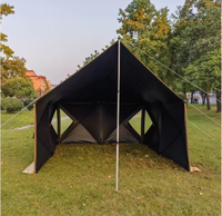 Pare-vent personnalisé pour pique-nique/barbecue + camping |   Paravent stable pour tentes et sites