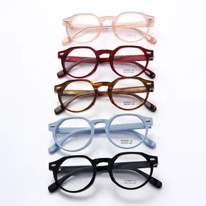 새로운 이탈리아 디자인 사용자 정의 남성 여성 안경 두꺼운 아세테이트 안경 프레임
