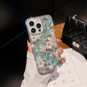 Custodia di Lusso Personalizzata con Diamanti e Pietre per iPhone 17 16 15 14 Pro Max, Cover con Brillantini per iPhone 13 12, Custodia Artigianale con Pietre - Product Image 6