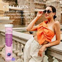 Comprimés effervescents VitaHall au collagène et à la vitamine C pour éclaircir la peau, complément alimentaire naturel pour adultes