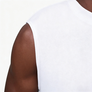 Canotte da Uomo di Lusso Senza Maniche con Collo a Costine, T-shirt Personalizzate in Cotone Organico al 100% per Streetwear - Product Image 4