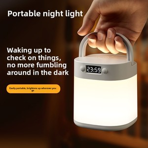 Lampe de chevet créative haut de gamme en ABS, veilleuse horloge télécommandée, sensation <span class=keywords><strong>Internet</strong></span>, best-seller transfrontalier pour chambre à coucher - Product Image 3