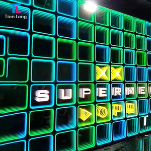 Piste de danse interactive portative du miroir 3D de verre trempé d'éclairage d'étape de disco pour la fête de disco de mariage - Product Image 4