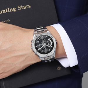 Nuovo Arrivo 2025 SKMEI Modello 2452 Orologi da <span class=keywords><strong>Uomo</strong></span> Business Resistenti all'Acqua 3ATM Stile Retrò Quarzo LED Vetro Produttore Diretto - Product Image 4