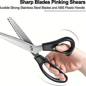 Ciseaux à cranter forts et Sharpe pour tissu, ciseaux dentelés et festonnés tissu 3mm 5mm 7mm - Product Image 4