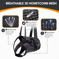 Harnais de Soutien Ergonomique pour Chien, en Polyester Durable et Respirant, pour la Rééducation de la Colonne Vertébrale et la Récupération de la Maladie Intervertebrale Discale (IVDD), Marque Personnalisée