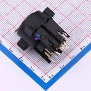 CT/PJ-12HP-EP XLR Connector Through hole Component (THT) Connector 7P Female Through Hole 7.5A - Product Image 2