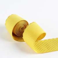 Sangle en tissu coloré avec micro-bretelles et design élastique Picot pour accessoires de vêtements de danse - Polyester/Nylon durable de haute qualité