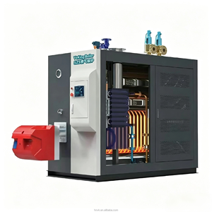 0,7T/h Industrieller Wasserrohr-Horizontal-Dampfgenerator mit Öl-/Gasbefeuerung und automatischer, extrem energiesparender Leistung - Product Image 4