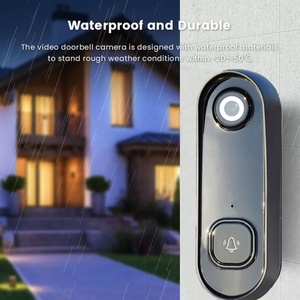 Sonnette de porte extérieure intelligente Tuya App, sécurité domestique intelligente, sonnette de porte WiFi, détection PIR, caméra, surveillance en temps réel, sonnette de porte vidéo intelligente - Product Image 5