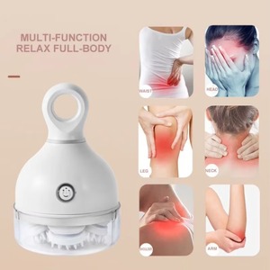 Hot Selling Electric Wireless Portable Smart Handheld Vibrating Multi-mode USB Rechargeable 900mAh Soft Silicone Head <b>Massager</b> - Product Image 4