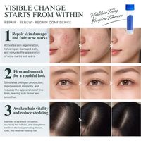 Poudre de peptide de cuivre pur à 99 % lyophilisée de qualité cosmétique pour soins de la peau, fournie directement par l'usine