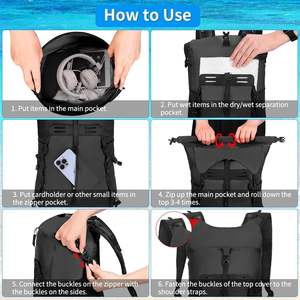 Muestra Gratuita: Mochila Táctica para Entrenamiento al Aire Libre, con Separación en Seco y Húmedo, Impermeable, de Plástico, Capacidad de 77L, Deportiva Informal, para Fútbol - Product Image 3