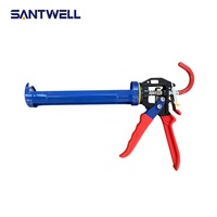 Pistolet à calfeutrer manuel robuste Santwell 360 °    Pistolet à silicone rotatif de qualité industrielle pour mastic – Outil d'application de calfeutrage