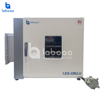 Four de séchage sous vide antidéflagrant en acier inoxydable à chauffage électrique Laboao avec affichage LCD et contrôle PID à double colonne