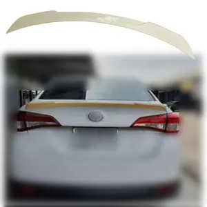 Kualitas Stabil Suku Cadang Otomotif Spoiler Bebek Serat Karbon ABS untuk Toyota Vios Sedan 2019 2020 2021