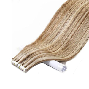 Extensions de cheveux à bandes adhésives régulières <span class=keywords><strong>ou</strong></span> injectées de haute qualité, extensions de cheveux humains invisibles à bandes adhésives - Product Image 1
