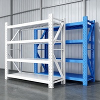 Étagères de stockage industrielles pour entrepôts, supermarchés, garages, étagères robustes