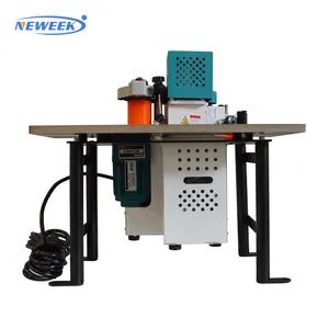 Neweek Harga Pabrik Woodworking Kecil Manual Contour Edgebander Tepi Pemangkas Tepi Banding Mesin