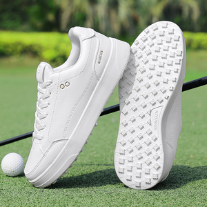 Chaussures de <span class=keywords><strong>golf</strong></span> décontractées style board, chaussures de <span class=keywords><strong>golf</strong></span> sans crampons unisexes en cuir imperméables - Product Image 4