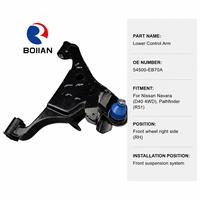 Bras de suspension inférieur avant BOJIAN OEM 54500-EB70A Droit pour Nissan Navara D40 Pathfinder R51 Frontier 4WD 2.5L YD25DDTi 2005-2015