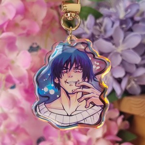 Tùy Chỉnh Nhựa Tùy Chỉnh Tăm Nổi Tiếng Anime Gương Tag Nhựa Bug Holographic Quyến Rũ Acrylic Keychain - Product Image 3