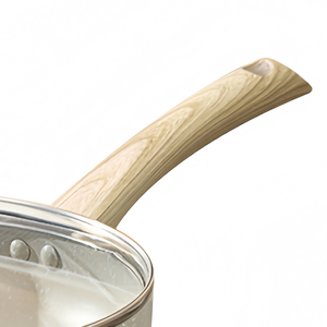 Sartén Ergonómica con Mango de Madera y Aluminio para Cocinar al Estilo Asiático, Diseño Personalizado OEM - Product Image 6