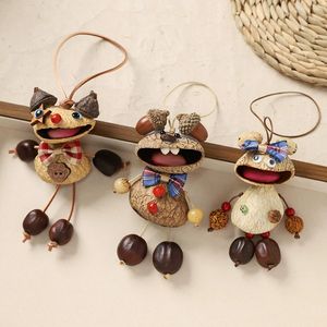 Uionen - Adorno Colgante de Concha Natural Hecho a Mano, Sonajero Creativo para Muñecas, Colgante Bonito para Bolsos, Campana de Viento, Adorno para Coche, Regalo - Product Image 2