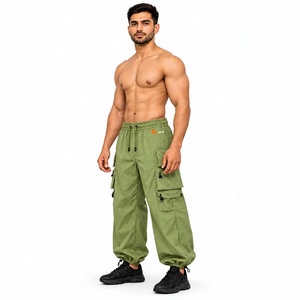 Pantalon de jogging imperméable en toile premium pour homme, résistant à l'eau, léger, pour l'entraînement, le sport et le style urbain - Product Image 1