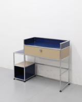 Meuble de rangement modulaire moderne en acier inoxydable, commode de chambre, unité de coiffeuse, buffet de salon, anti-rouille