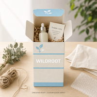Boîte d'expédition personnalisée en carton ivoire gaufré, recyclable, pour cosmétiques et compléments alimentaires, faible MOQ, impression numérique pour envois DTC