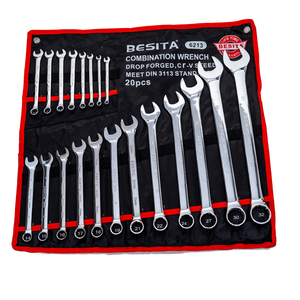 Factory Custom Hand Tools High Quality Chrome Vanadium Steel 20 Piece Open End Combination <strong>Wrench</strong> <strong>Set</strong> - Product Image 3