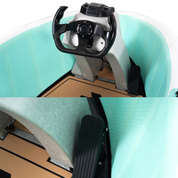 Bateau à moteur électrique gonflable, alimenté par batterie au lithium, bateau karting portable et pliable pour les sports nautiques