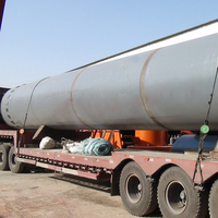 Nouveau système de four rotatif Honeke 3x60m avec refroidisseur, préchauffeur, construction contrôlée par PLC, moteur à engrenages, roulement à longue durée de vie, 95500W